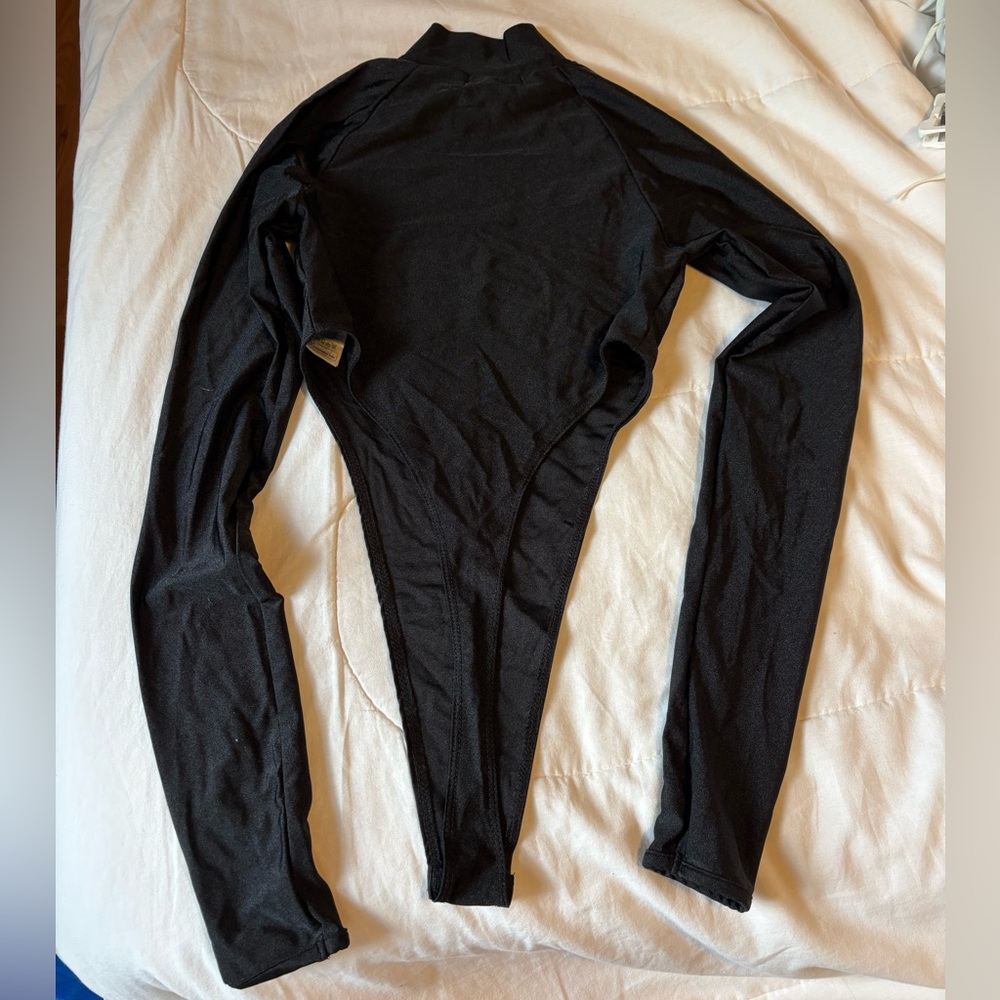 Edikted Black Long Sleeve Bodysuit